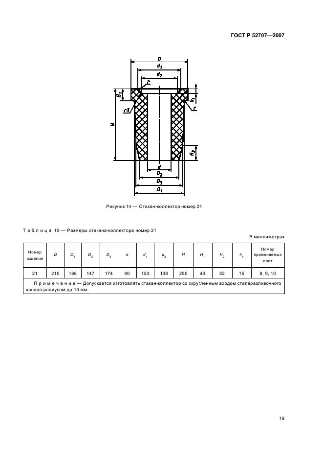 ГОСТ Р 52707-2007 Огнеупоры для разливки стали. Изделия огнеупорные для шиберных затворов сталеразливочных ковшей. Технические условия (фото 22 из 49)