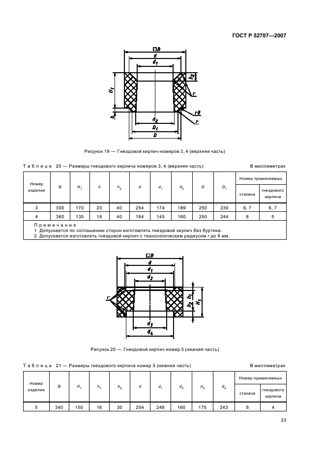 ГОСТ Р 52707-2007 Огнеупоры для разливки стали. Изделия огнеупорные для шиберных затворов сталеразливочных ковшей. Технические условия (фото 26 из 49)