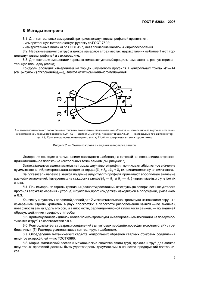 ГОСТ Р 52664-2006 Шпунт трубчатый сварной. Технические условия (фото 12 из 15)