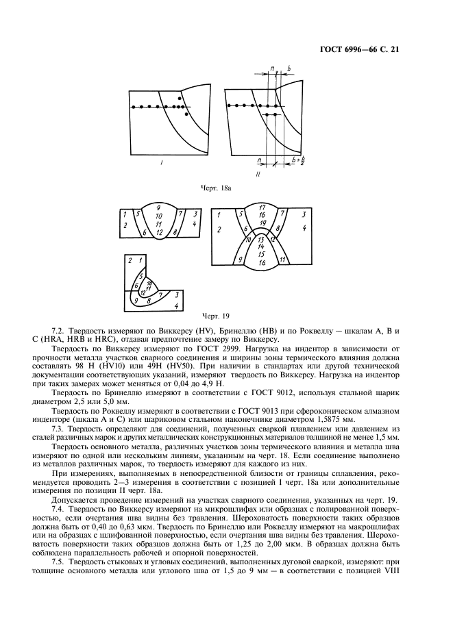 ГОСТ 6996-66 Сварные соединения. Методы определения механических свойств (фото 22 из 45)