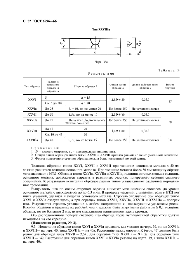 ГОСТ 6996-66 Сварные соединения. Методы определения механических свойств (фото 33 из 45)