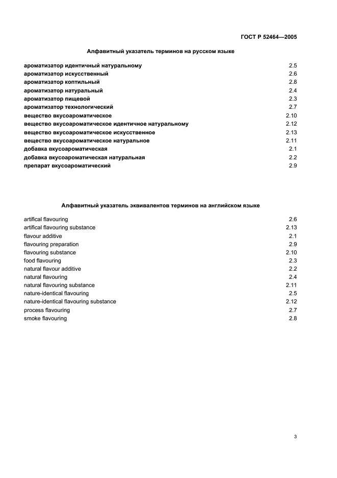 ГОСТ Р 52464-2005 Добавки вкусоароматические и пищевые ароматизаторы. Термины и определения (фото 6 из 7)