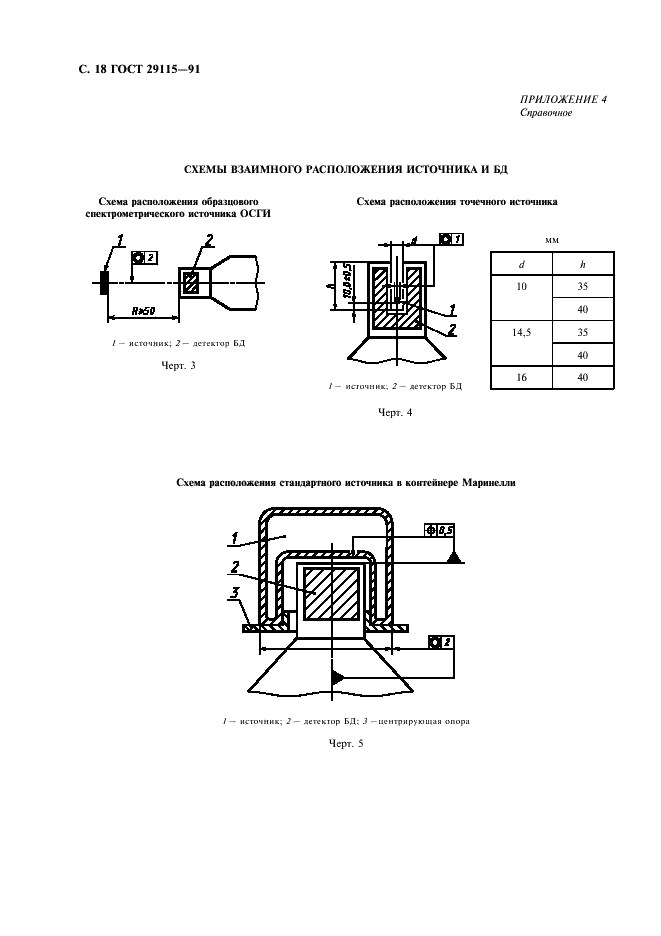 ГОСТ 29115-91 Блоки и устройства детектирования гамма-излучения спектрометрические на основе полупроводниковых детекторов. Методы измерения основных параметров (фото 19 из 22)