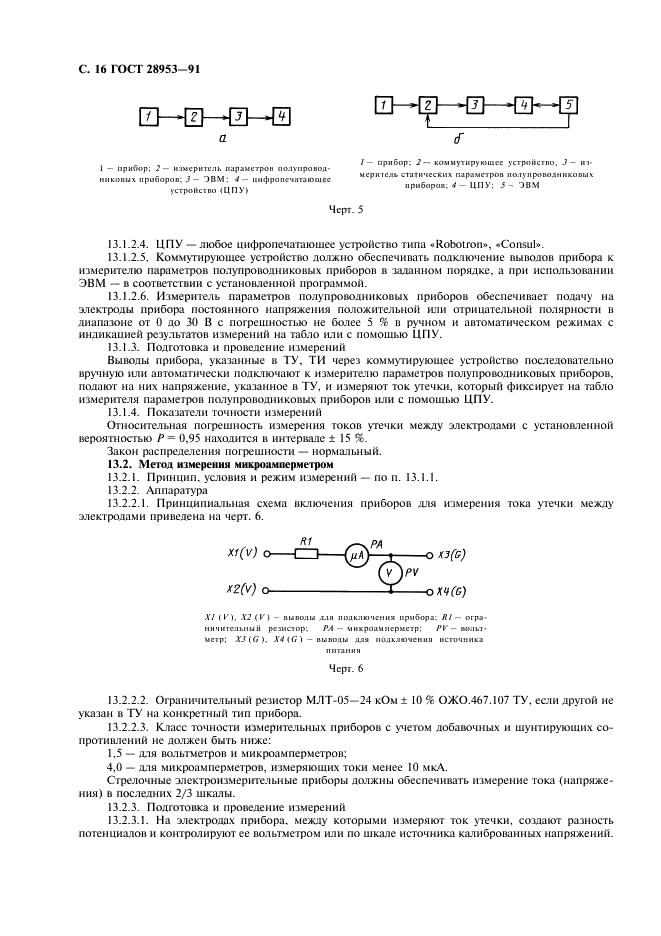 ГОСТ 28953-91 Приборы фоточувствительные с переносом заряда. Методы измерения параметров (фото 17 из 31)