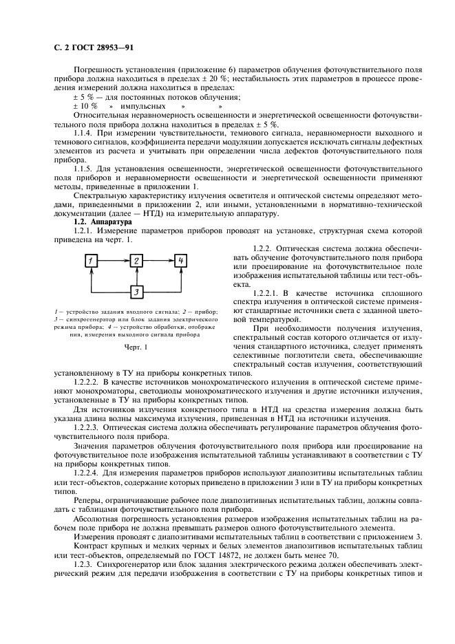 ГОСТ 28953-91 Приборы фоточувствительные с переносом заряда. Методы измерения параметров (фото 3 из 31)