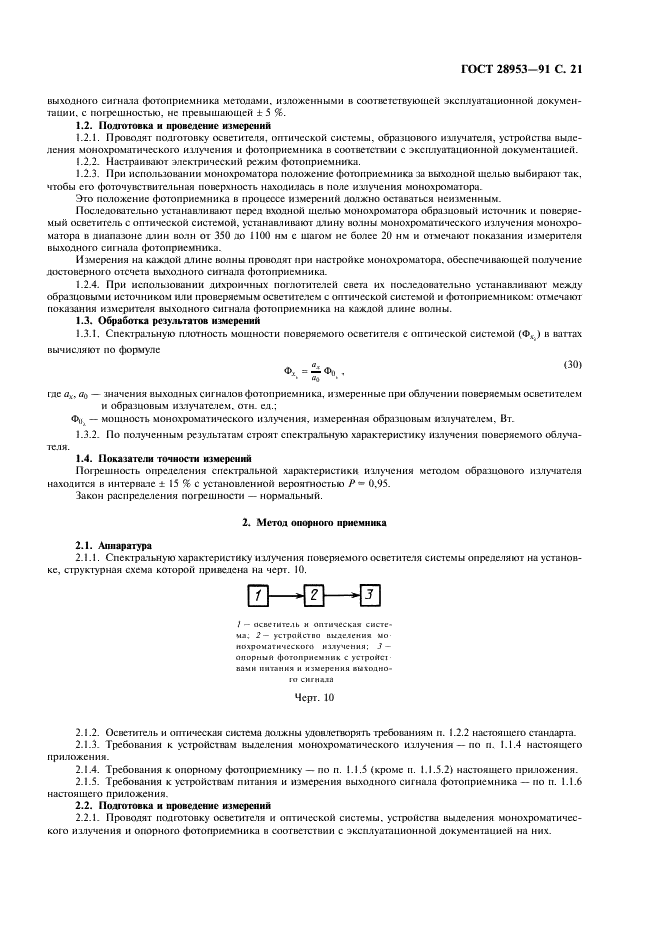 ГОСТ 28953-91 Приборы фоточувствительные с переносом заряда. Методы измерения параметров (фото 22 из 31)