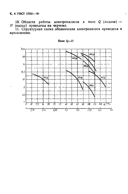 ГОСТ 17221-91 Электронасосы центробежные герметичные, трансформаторные. Типы. Основные параметры и размеры (фото 5 из 7)