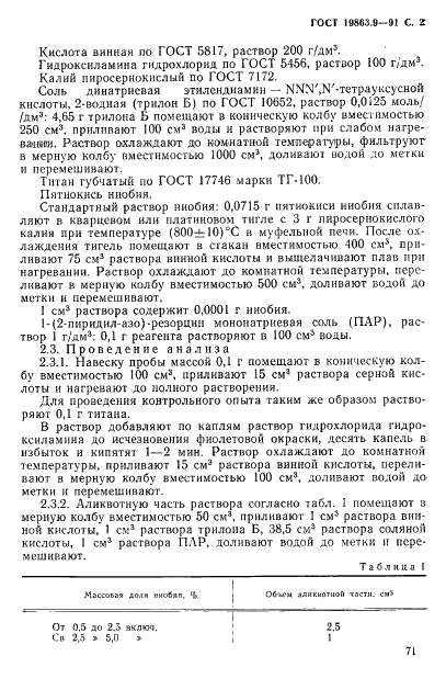 ГОСТ 19863.9-91 Сплавы титановые. Методы определения ниобия (фото 2 из 9)