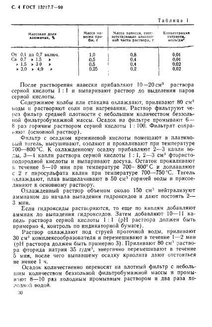 ГОСТ 13217.7-90 Феррованадий. Методы определения общего алюминия (фото 4 из 11)