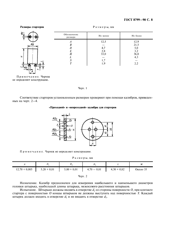 ГОСТ 8799-90 Стартеры для трубчатых люминесцентных ламп. Технические условия (фото 9 из 20)