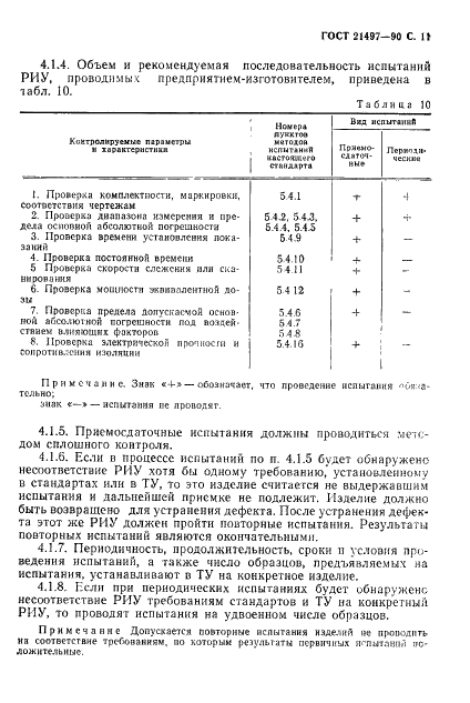 ГОСТ 21497-90 Уровнемеры радиоизотопные. Общие технические условия (фото 12 из 21)
