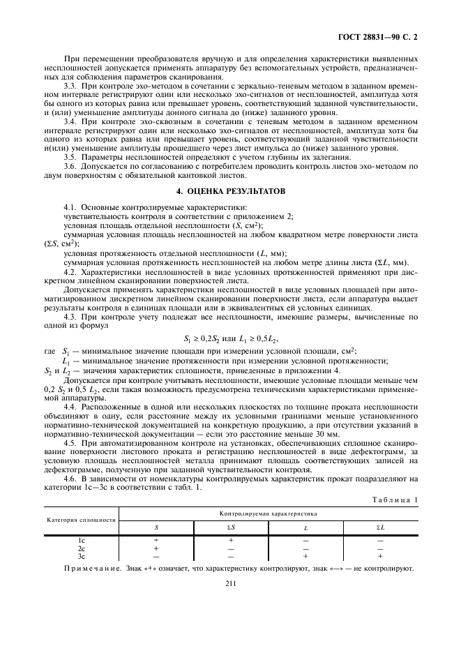 ГОСТ 28831-90 Прокат толстолистовой. Методы ультразвукового контроля (фото 2 из 7)