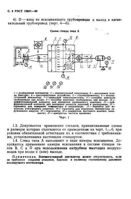 ГОСТ 10921-90 Вентиляторы радиальные и осевые. Методы аэродинамических испытаний (фото 3 из 35)