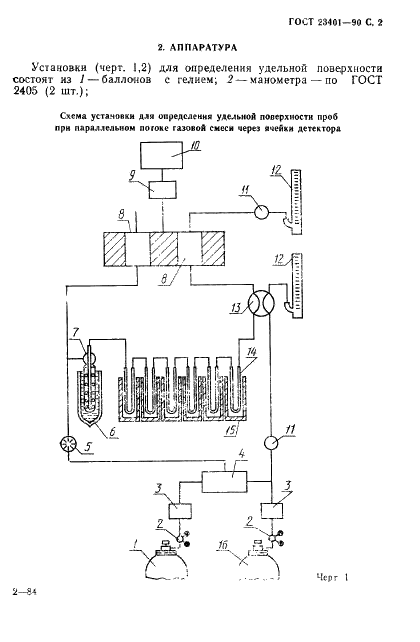 ГОСТ 23401-90 Порошки металлические. Катализаторы и носители. Определение удельной поверхности (фото 3 из 12)