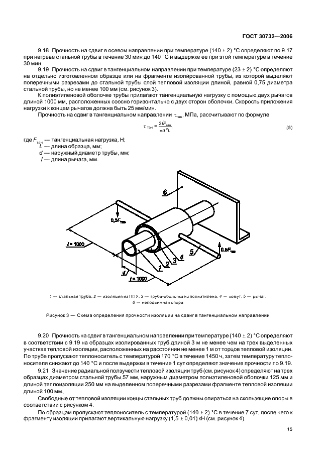 ГОСТ 30732-2006 Трубы и фасонные изделия стальные с тепловой изоляцией из пенополиуретана с защитной оболочкой. Технические условия (фото 19 из 48)