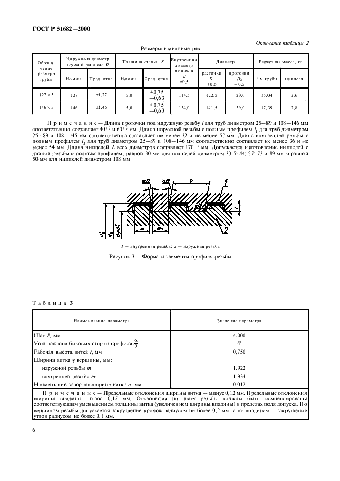 ГОСТ Р 51682-2000 Трубы обсадные и колонковые для геолого-разведочного бурения. Технические условия (фото 8 из 16)