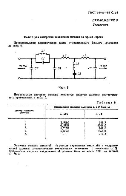 ГОСТ 19463-89 Магистральные каналы изображения радиорелейных и спутниковых систем передачи. Основные параметры и методы измерений (фото 25 из 30)