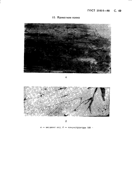 ГОСТ 21014-88 Прокат черных металлов. Термины и определения дефектов поверхности (фото 50 из 62)