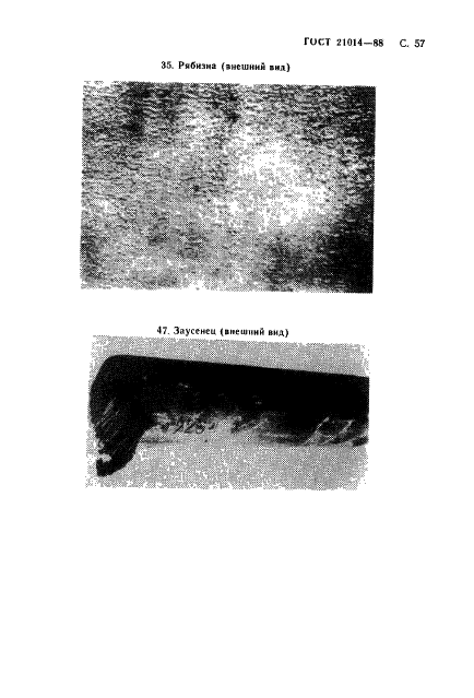 ГОСТ 21014-88 Прокат черных металлов. Термины и определения дефектов поверхности (фото 58 из 62)
