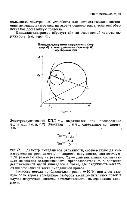 ГОСТ 27955-88 Преобразователи ультразвуковые магнитострикционные. Методы измерения характеристик (фото 16 из 27)