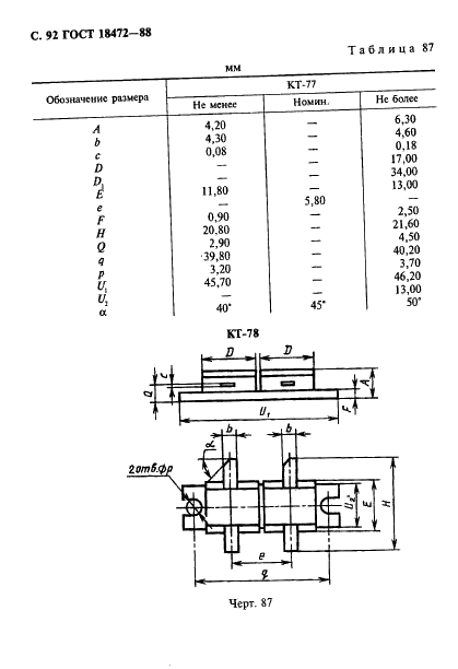ГОСТ 18472-88 Приборы полупроводниковые. Основные размеры (фото 93 из 105)