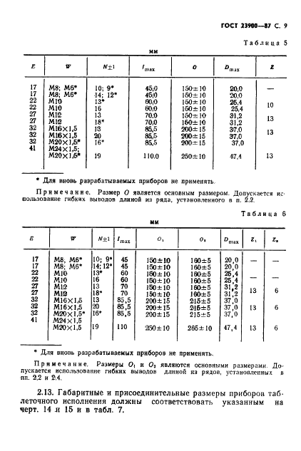 ГОСТ 23900-87 Приборы полупроводниковые силовые. Габаритные и присоединительные размеры (фото 10 из 14)