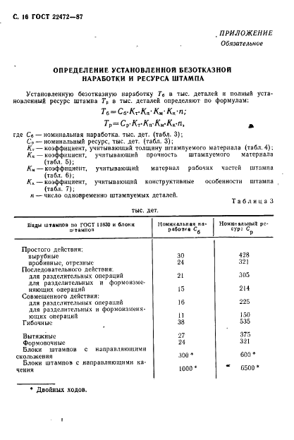 ГОСТ 22472-87 Штампы для листовой штамповки. Общие технические условия (фото 17 из 22)