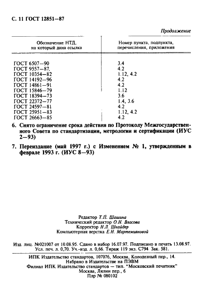ГОСТ 12851-87 Нити полистирольные. Технические условия (фото 12 из 12)