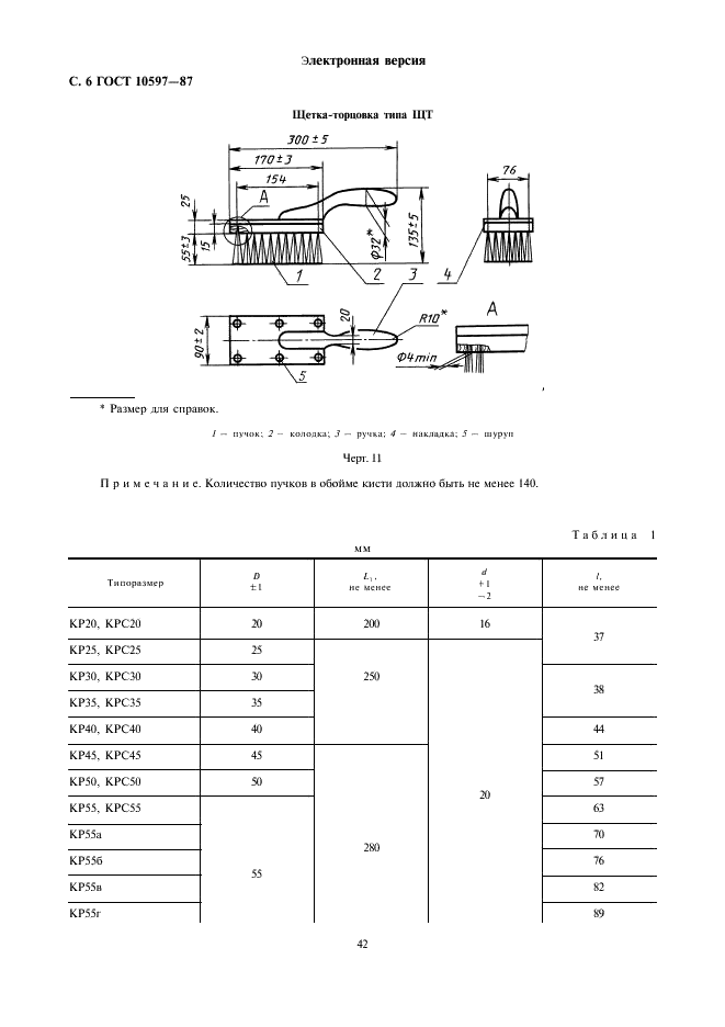 ГОСТ 10597-87 Кисти и щетки малярные. Технические условия (фото 6 из 18)