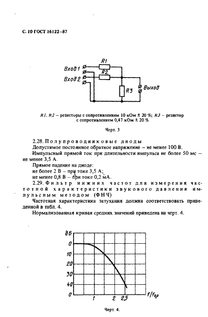 ГОСТ 16122-87 Громкоговорители. Методы измерения электроакустических параметров (фото 11 из 97)