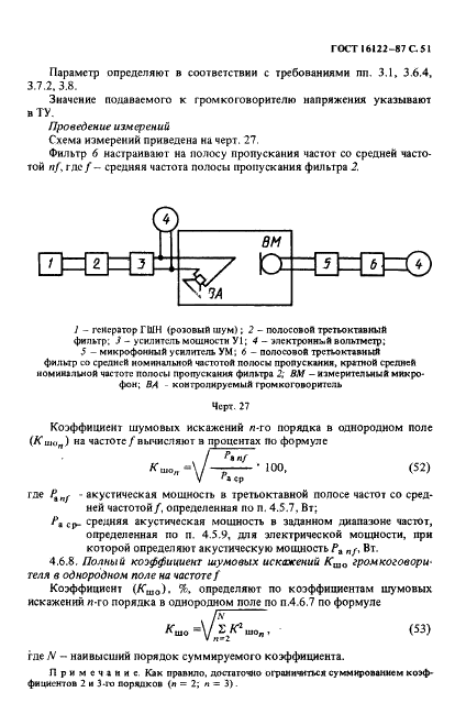 ГОСТ 16122-87 Громкоговорители. Методы измерения электроакустических параметров (фото 52 из 97)