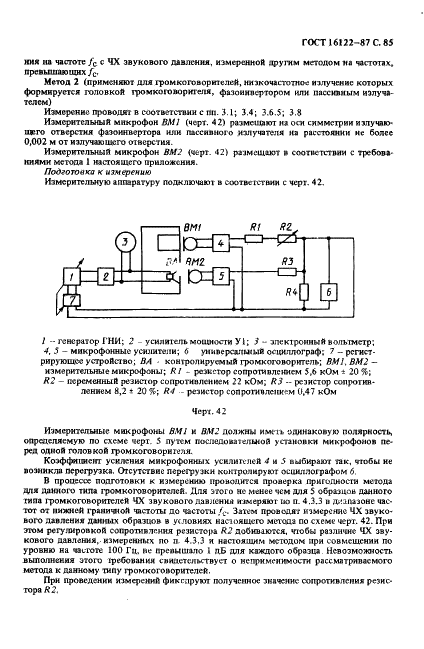 ГОСТ 16122-87 Громкоговорители. Методы измерения электроакустических параметров (фото 86 из 97)