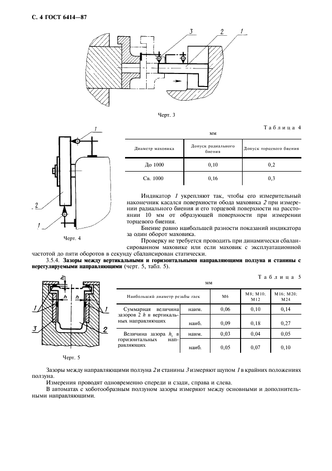 ГОСТ 6414-87 Автоматы холодноштамповочные пятипозиционные гаечные. Параметры и размеры. Нормы точности (фото 5 из 7)