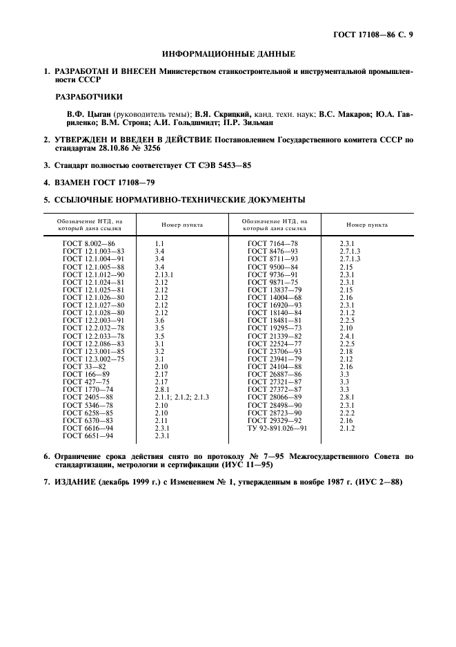 ГОСТ 17108-86 Гидропривод объемный и смазочные системы. Методы измерения параметров (фото 10 из 11)