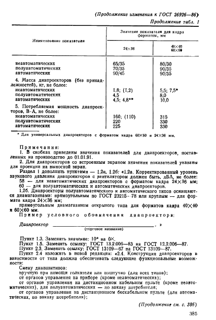 ГОСТ 26926-86 Диапроекторы любительские. Общие технические условия (фото 24 из 30)