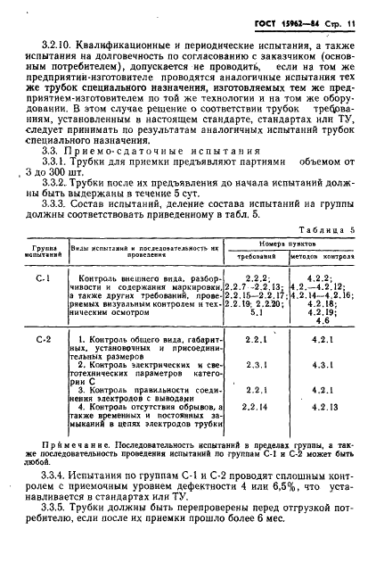 ГОСТ 15962-84 Трубки электронно-лучевые приемные. Общие технические условия (фото 12 из 31)
