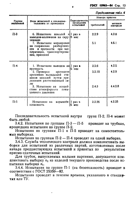 ГОСТ 15962-84 Трубки электронно-лучевые приемные. Общие технические условия (фото 14 из 31)