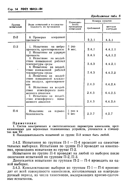 ГОСТ 10413-84 Кинескопы черно-белого изображения. Общие технические условия (фото 17 из 34)