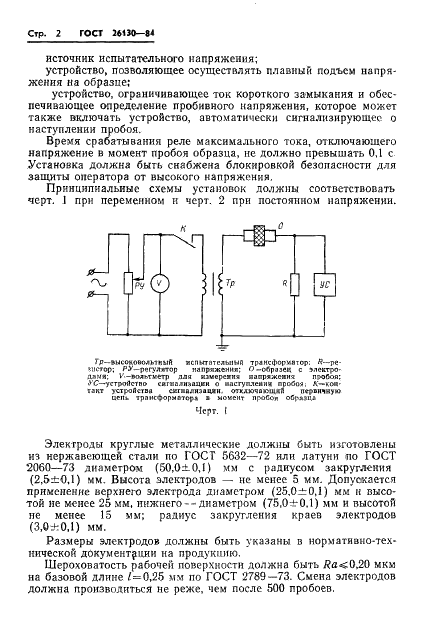 ГОСТ 26130-84 Бумага электроизоляционная. Методы определения электрической прочности при переменном (частоты 50 Гц) и постоянном напряжении (фото 4 из 8)
