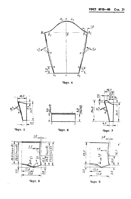 ГОСТ 8712-83 Рубашки форменные из суконных и хлопчатобумажных тканей. Технические условия (фото 23 из 28)