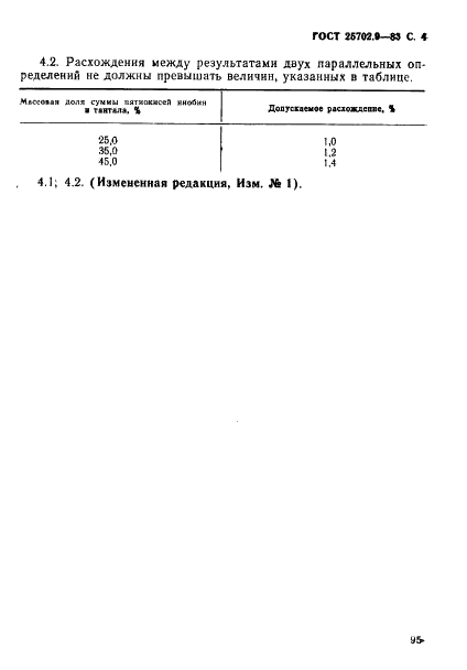 ГОСТ 25702.9-83 Концентраты редкометаллические. Метод определения суммы пятиокисей ниобия и тантала (фото 4 из 4)