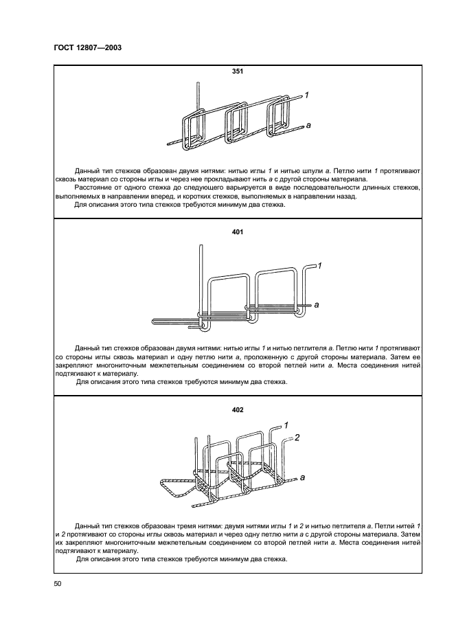 ГОСТ 12807-2003 Изделия швейные. Классификация стежков, строчек и швов (фото 53 из 118)