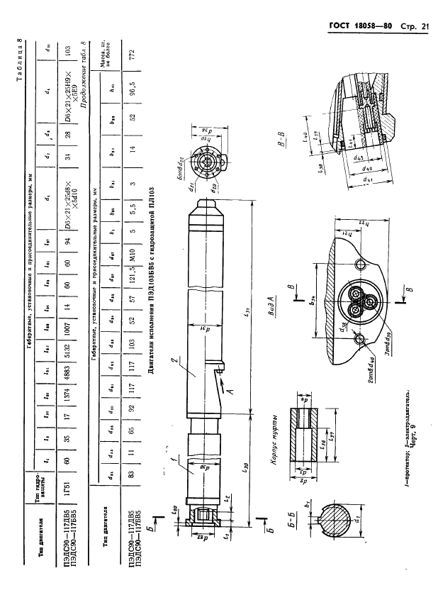 ГОСТ 18058-80 Двигатели трехфазные асинхронные короткозамкнутые погружные серии ПЭД. Технические условия (фото 24 из 47)