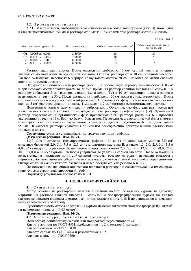 ГОСТ 19251.6-79 Цинк. Методы определения сурьмы (фото 5 из 7)