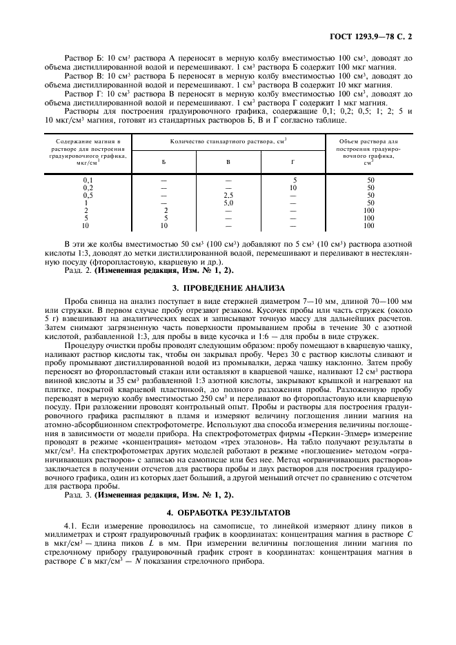 ГОСТ 1293.9-78 Сплавы свинцово-сурьмянистые. Метод определения магния (фото 3 из 4)