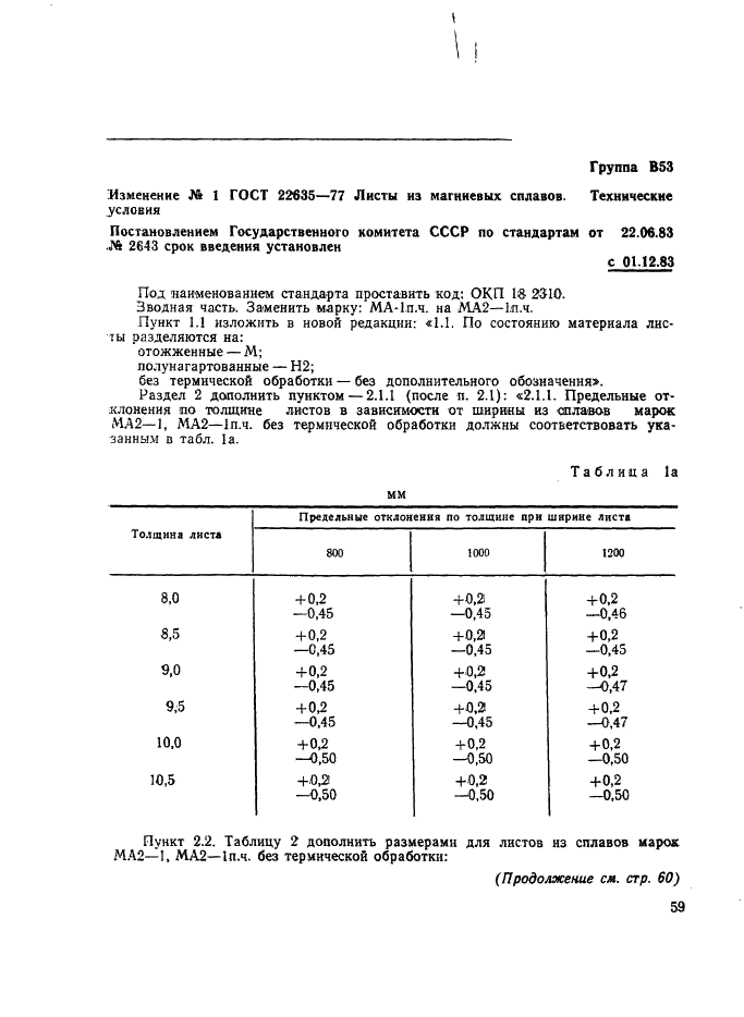 ГОСТ 22635-77 Листы из магниевых сплавов. Технические условия (фото 11 из 18)