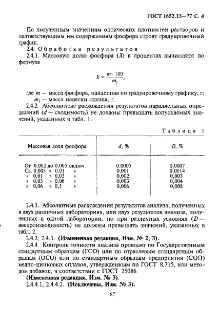 ГОСТ 1652.13-77 Сплавы медно-цинковые. Методы определения фосфора (фото 4 из 10)