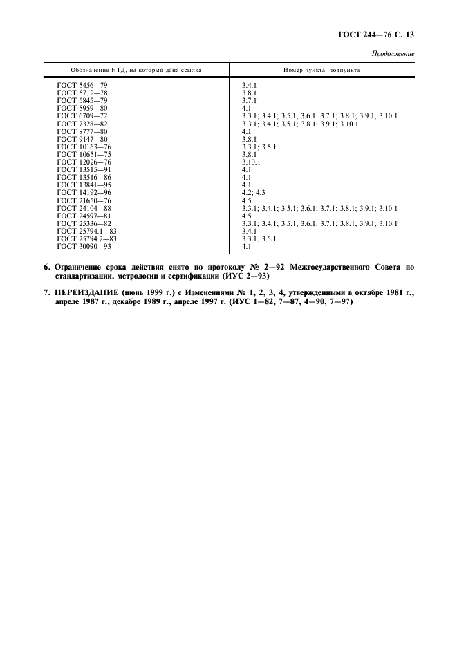 ГОСТ 244-76 Натрия тиосульфат кристаллический. Технические условия (фото 14 из 15)