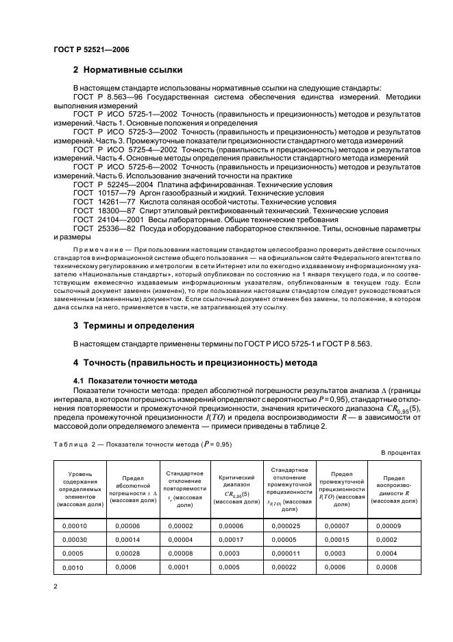 ГОСТ Р 52521-2006 Платина. Метод атомно-эмиссионного анализа с искровым возбуждением спектра (фото 5 из 11)