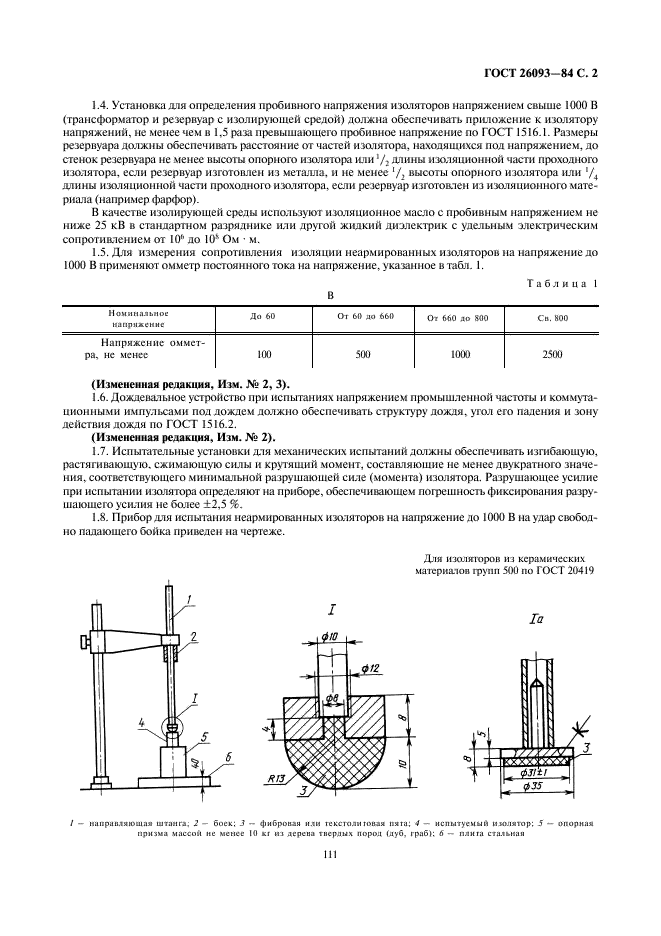 ГОСТ 26093-84 Изоляторы керамические. Методы испытаний (фото 2 из 14)